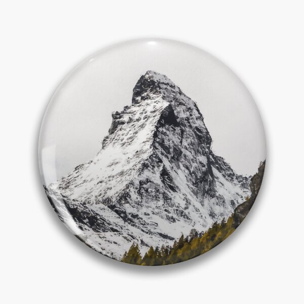 Item preview, Matterhorn Mountain Switzerland Zermatt, European Swiss Alps Mountains, Winter Matterhorn Landscape Oil Paint, Switzerland Highest Peak designed and sold by Paintcorner.