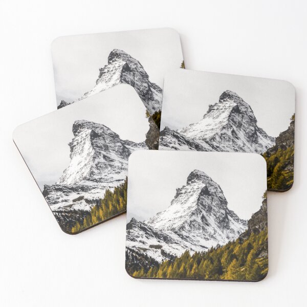 Item preview, Matterhorn Mountain Switzerland Zermatt, European Swiss Alps Mountains, Winter Matterhorn Landscape Oil Paint, Switzerland Highest Peak designed and sold by Paintcorner.