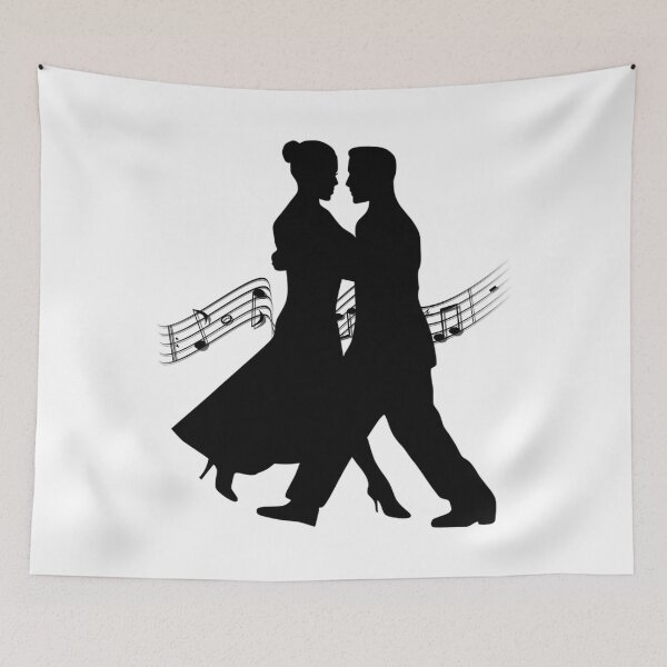 Item preview, Ballroom Dancing Couple Silhouette designed and sold by kudostees.