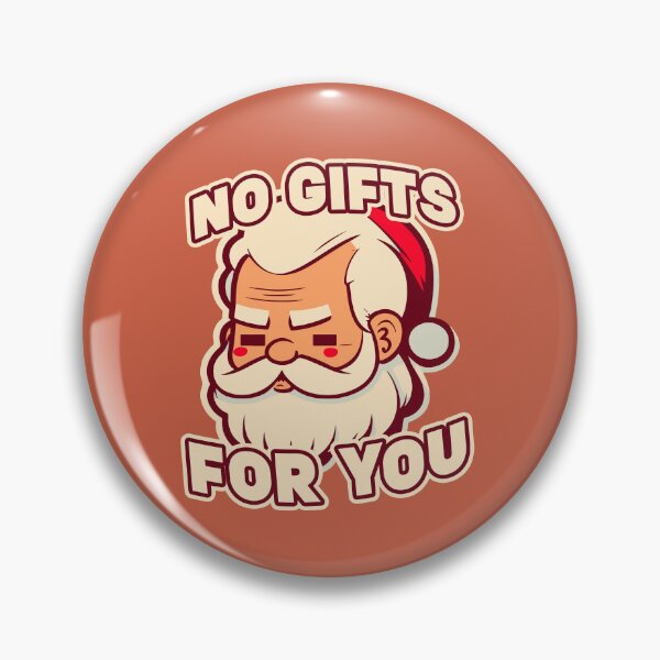 Item preview, No Gifts For You || Funny Christmas Santa Claus Quote designed and sold by MadSwellDesigns.