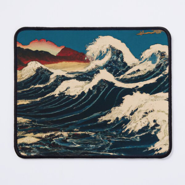 Item preview, The Great Wave Off Kanagawa Ukiyo-e Inspired Art designed and sold by Vanover Designs.