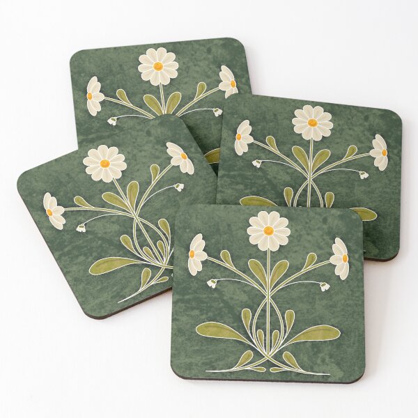 Item preview, daisy tile designed and sold by danslarue.