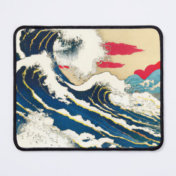 Item preview, The Great Wave Off Kanagawa Ukiyo-e Inspired Art designed and sold by Vanover Designs.