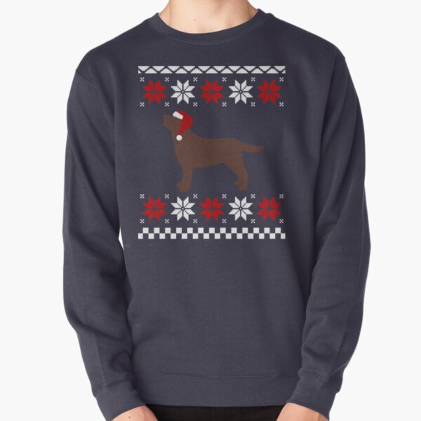 chocolate lab christmas sweater