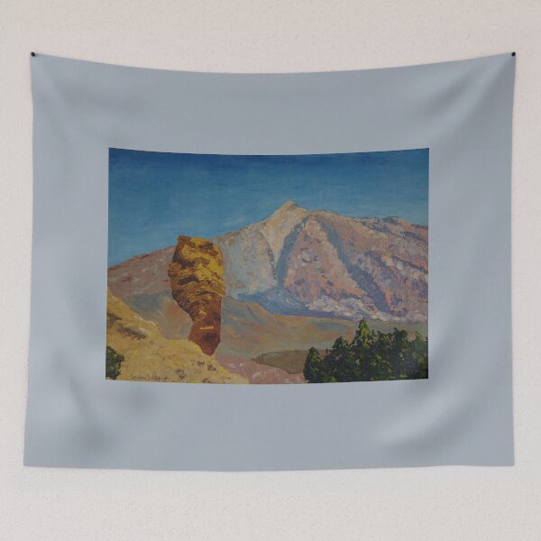 Item preview, El Teide, Tenerife - Oil Palette Knife Painting designed and sold by lezvee.
