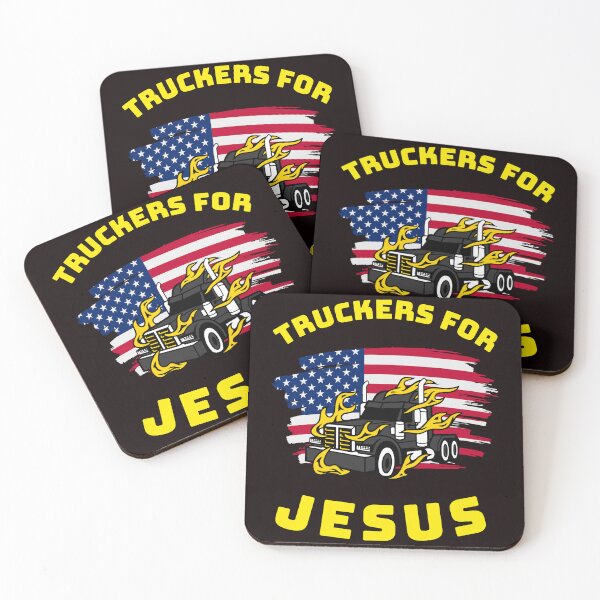 Item preview, American Trucker, Truckers for Jesus BlkY designed and sold by TeamsterLife.
