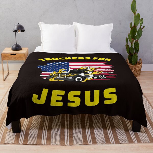 Artikelvorschau, Amerikanischer Trucker, Trucker für Jesus BlkY entworfen und verkauft von TeamsterLife.