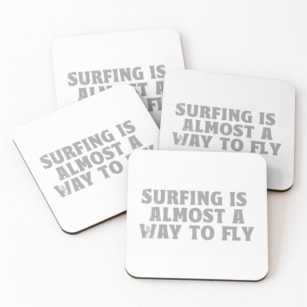 Item preview, Vintage Surf Quote Surfing Is Almost A Way To Fly designed and sold by TonySpencer.