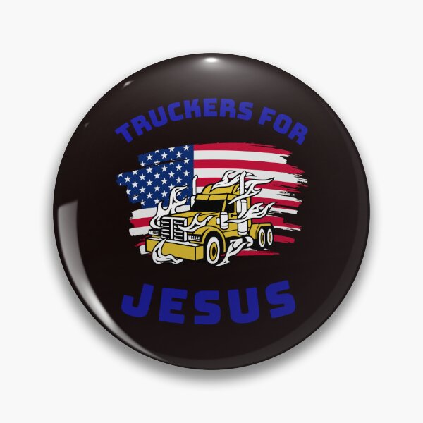 Artikelvorschau, Amerikanischer Trucker, Trucker für Jesus GB entworfen und verkauft von TeamsterLife.
