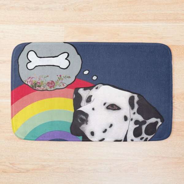 Item preview, Dalmatian with rainbow designed and sold by sarahkeenan.