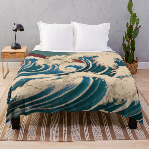Item preview, The Great Wave Off Kanagawa Ukiyo-e Inspired Art designed and sold by Vanover Designs.