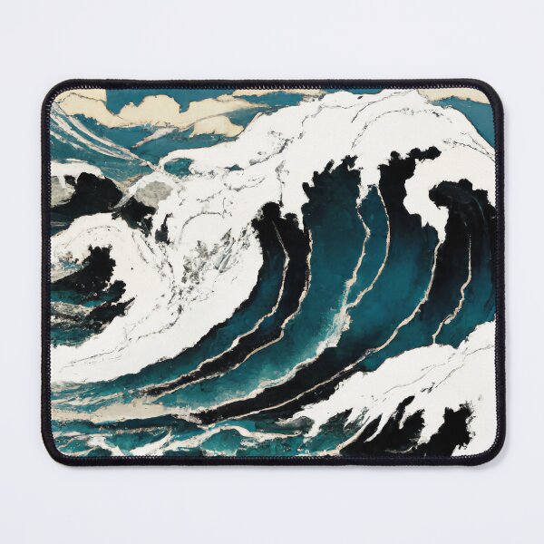 Item preview, The Great Wave Off Kanagawa Ukiyo-e Inspired Art designed and sold by Vanover Designs.
