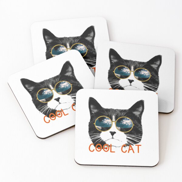 Item preview, Cool Cats in Sunglasses – Funky Stylish Cat Art designed and sold by Vividality.