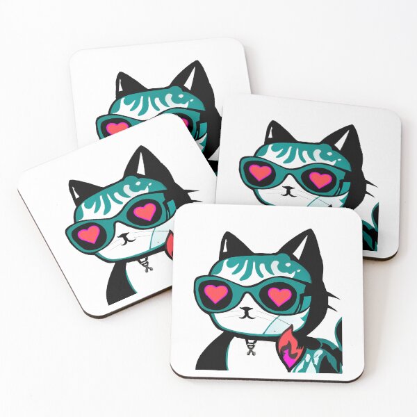 Item preview, Cool Cats in Sunglasses – Funky Stylish Cat Art designed and sold by Vividality.