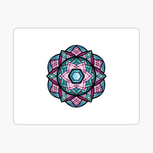 Crystal mandala Sticker