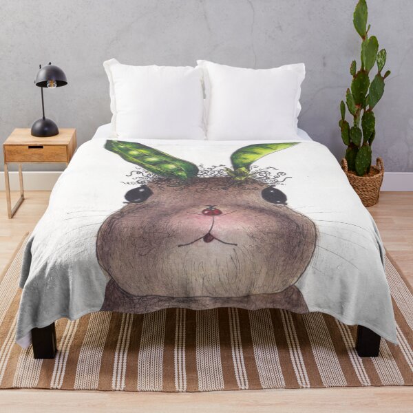 Item preview, Rabbit with pea ears designed and sold by sarahkeenan.