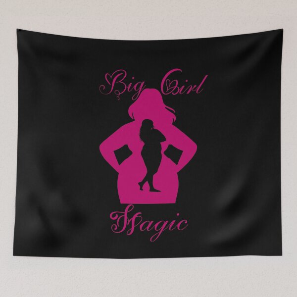 Item preview, Big Girl Magic-Black Background  designed and sold by Trendi61.