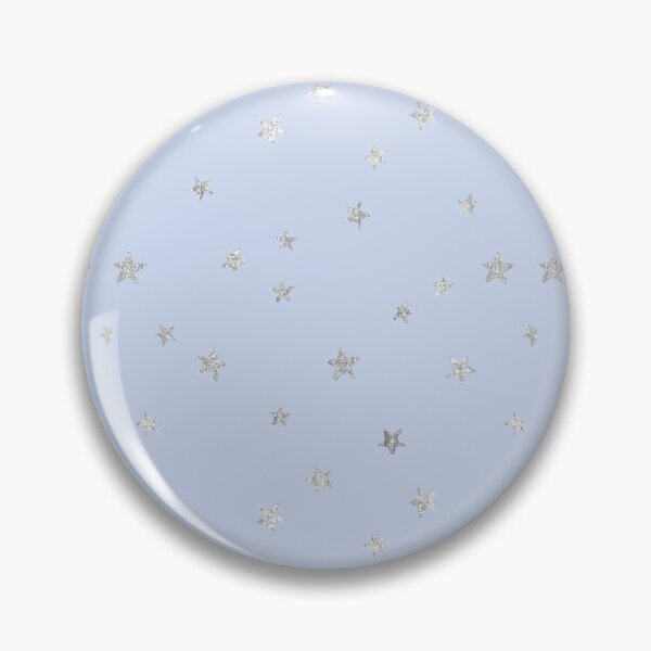 Item preview,  Pretty Y2K Glitter Stars Design in Baby Blue designed and sold by Femme Pastel Collective.