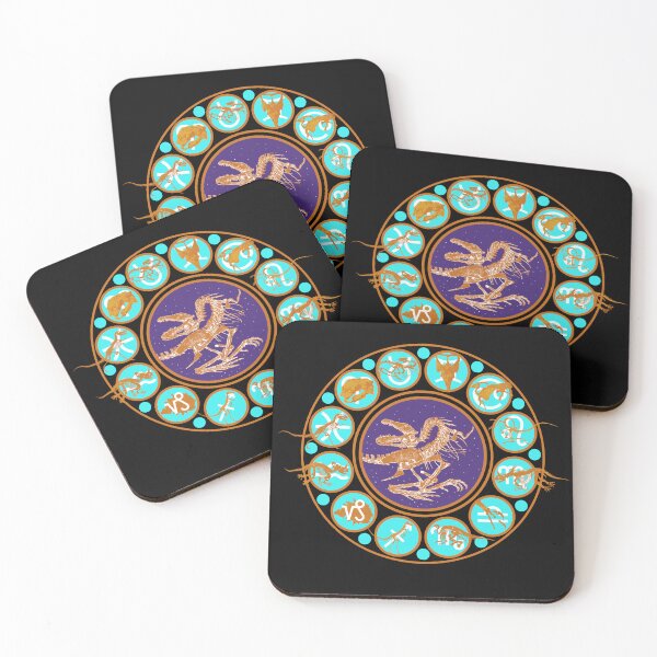 Item preview, Dinosaur Park Formation Zodiac designed and sold by Ammonitedreams.
