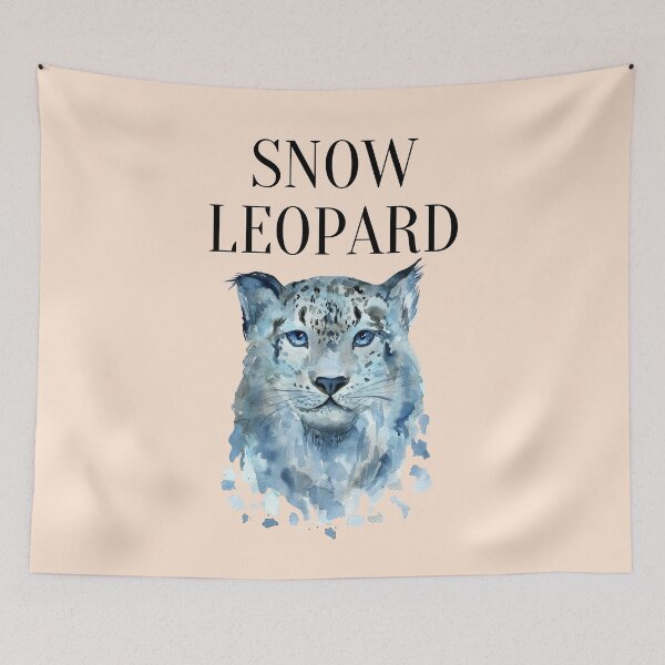 Item preview, Snow Leopard designed and sold by ChachiArts.