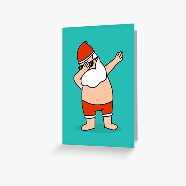 Santa's awake Greeting Card