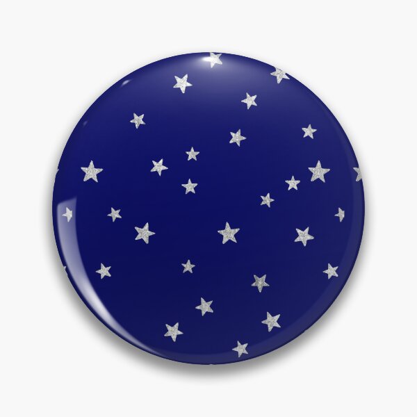 Item preview, Pretty Y2K Glitter Stars Design in Royal Blue designed and sold by Femme Pastel Collective.