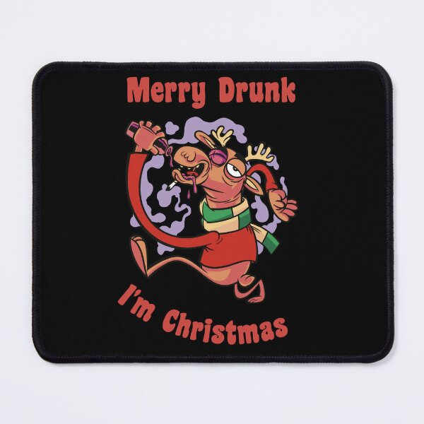 Item preview, Merry Drunk I'm Christmas - Drunken Reindeer designed and sold by Georgy09.