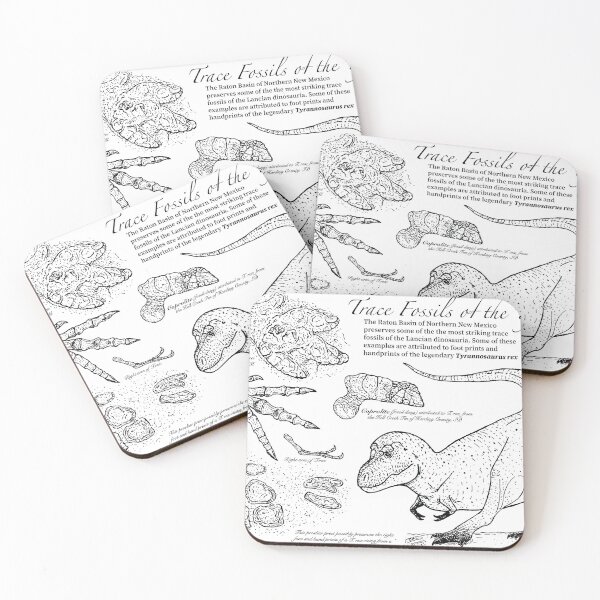 Item preview, Trace Fossils of the Tyrant King  designed and sold by Ammonitedreams.