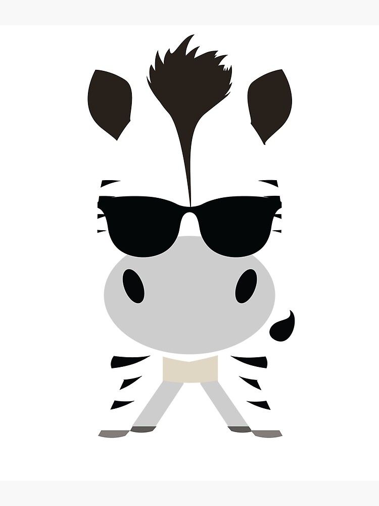 "Zebra Emoji " Poster by HippoEmo Redbubble
