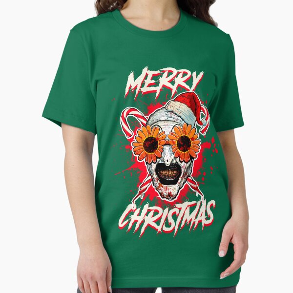 Item preview, Merry Xmas Sunflower Sunglasses Horror Clown Movie Art Terrifier 2 designed and sold by BetterDaze.