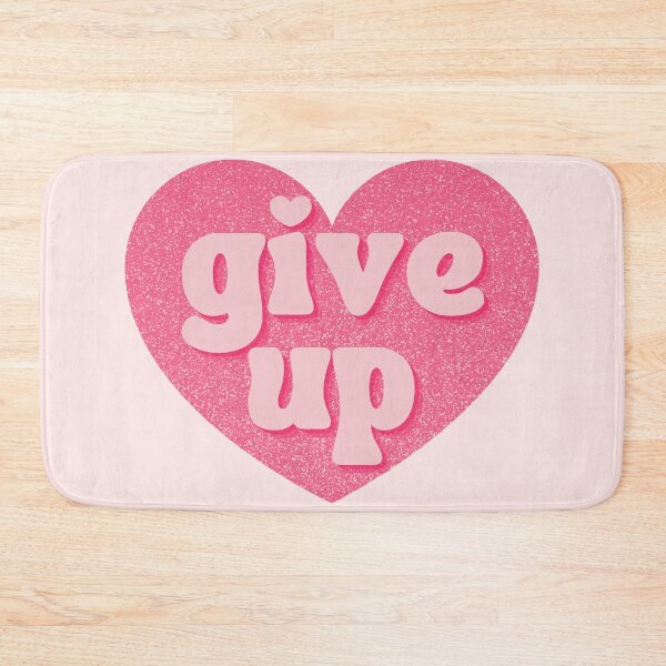Item preview, Give up Hot Pink Glitter Heart designed and sold by Pink Ribbon.