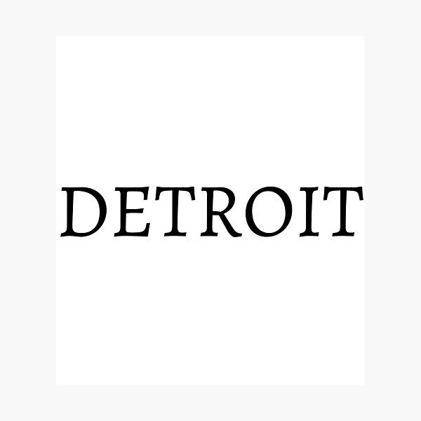 Item preview, DETROIT designed and sold by cosygal.