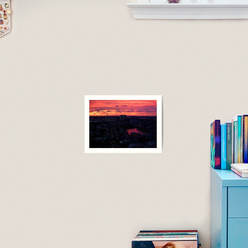 Rotterdam at Sunset, from Euromast Art Print