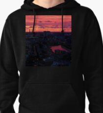 Rotterdam at Sunset, from Euromast Pullover Hoodie