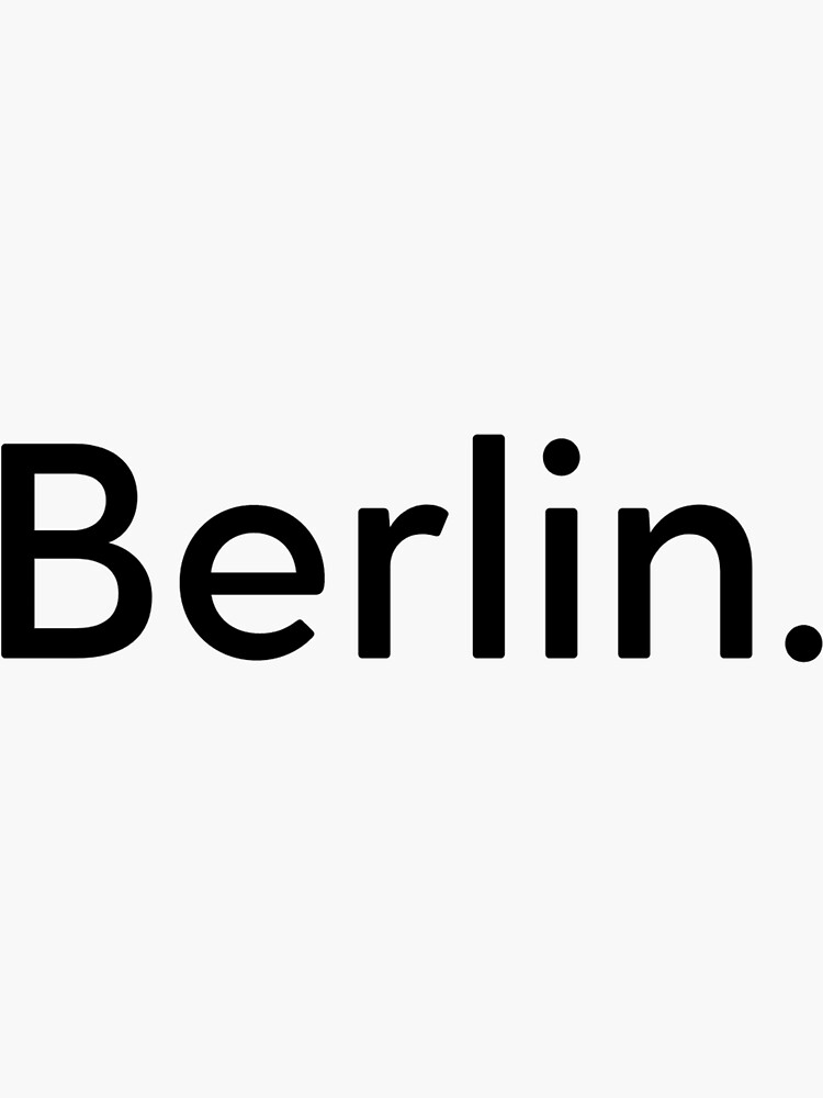 Berlin Sticker For Sale By JKN Store Redbubble berlin-sticker-for-sale-by-jkn-store-redbubble