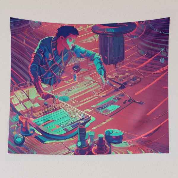 Item preview, Late Night In The Control Room  designed and sold by EsoteraArt.