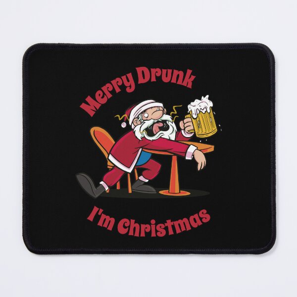 Item preview, Merry Drunk I'm Christmas - Drunken Santa Claus designed and sold by Georgy09.