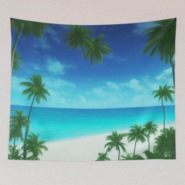 Item preview, Clear Sky Empty Beach View - Tranquility At Last designed and sold by DesignerKin.