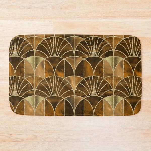 Item preview,  Art Deco Splendid Luxury Elegant Retro Design Amber Gold designed and sold by artsandsoul.