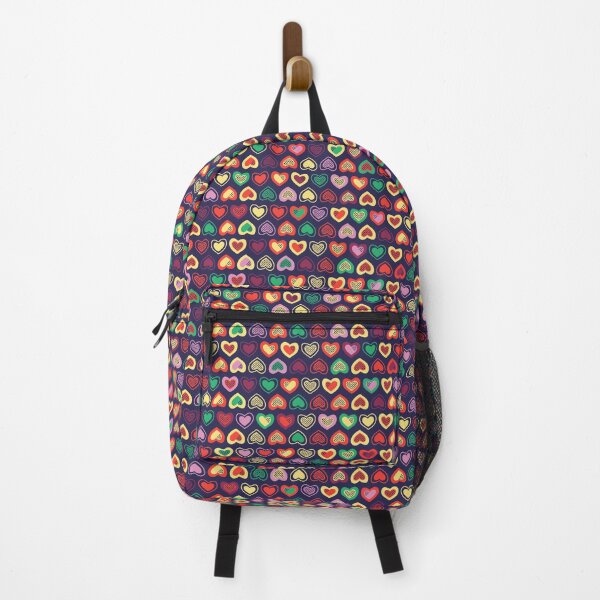 Item preview, Colorful bright print with hearts designed and sold by pidzam4e.