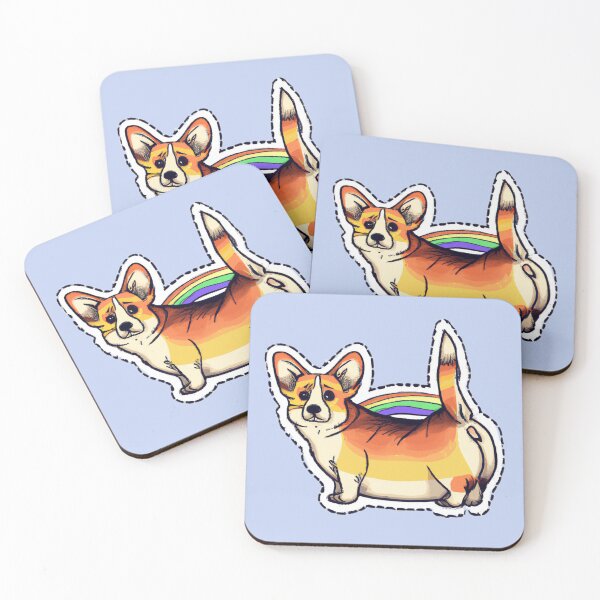 Item preview, Rainbow Corgi Anxious designed and sold by JandyDesign.