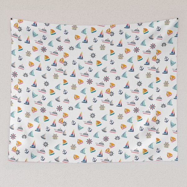 Item preview, Sailing Boat- Funny Boating with Family  designed and sold by Caviar-Studio.