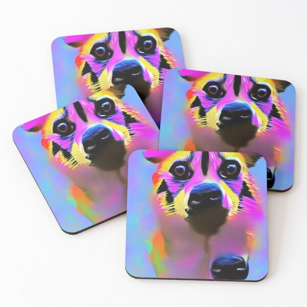 Item preview, Painteddog Colorful Hippie Pink Artwork  designed and sold by ShopSunday.