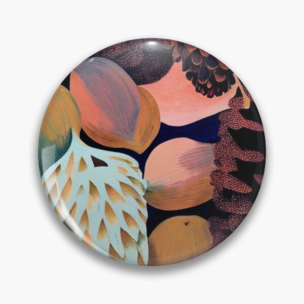 Item preview, Pine cone art pattern designed and sold by badbug.