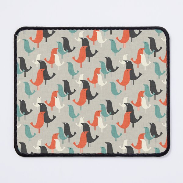 Item preview, Patrón de pájaro de mediados de siglo designed and sold by DKMurphy.