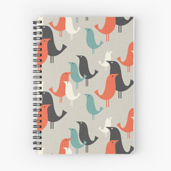 Aperçu de l'œuvre Motif d'oiseau du milieu du siècle créée et vendue par DKMurphy.