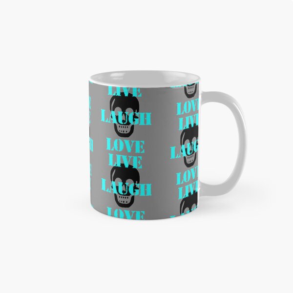 Aperçu de l'œuvre Karen Live Laugh Love Bleu noir créée et vendue par ModSupporters.