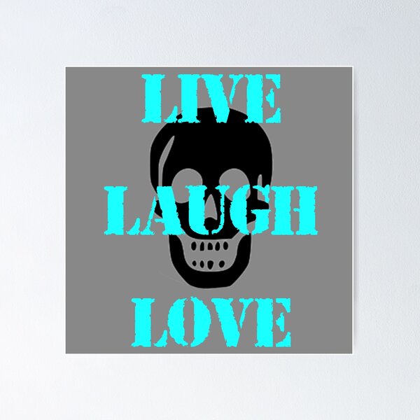 Item preview, Karen Live Laugh Love Black blue designed and sold by ModSupporters.