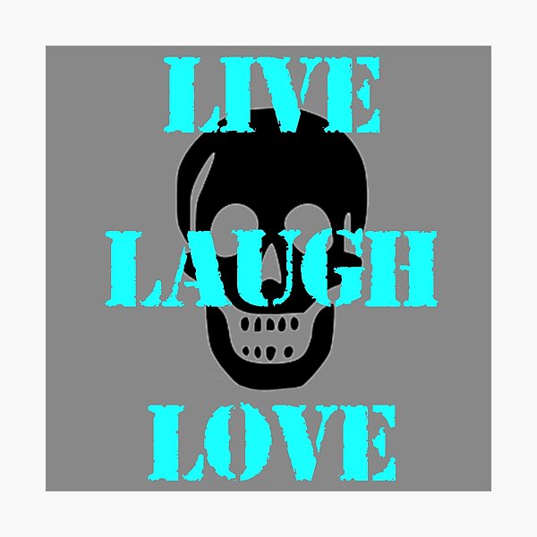 Item preview, Karen Live Laugh Love Black blue designed and sold by ModSupporters.