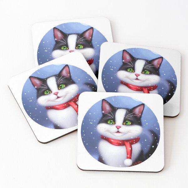 Item preview, Funny Cat Christmas designed and sold by ArtificialCraft.